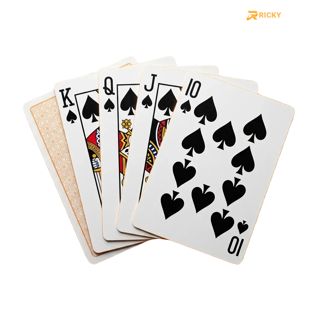 Ricky Casino live dealer table with roulette wheel, cards, HD streaming interface and AU$7,500 welcome bonus banner